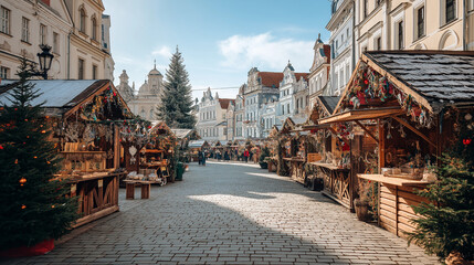 Fototapeta premium old town in warsaw