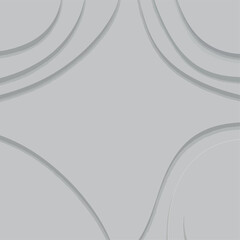 A minimalist abstract background with soft, curved lines and shadows creating a sense of depth and gentle movement.