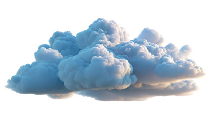 Cloud Formation: A fluffy cumulus cloud floats gracefully, carrying the promise of a clear, bright day. The puffy texture invites you to daydream and contemplate.