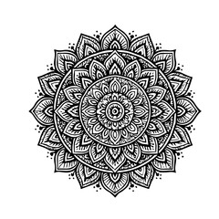 round lace pattern,mandala