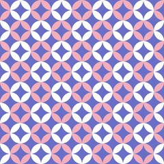 Lavender and violet geometric abstract circle pattern