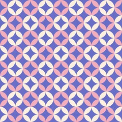 Purple and lavender geometric circular abstract pattern