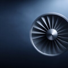 Closeup airplane turbine blade aviation industry high-resolution image metallic environment industrial viewpoint