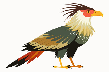 Obraz premium crested caracara bird