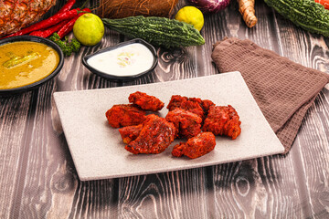 Indian cuisine - hot Fish Tikka