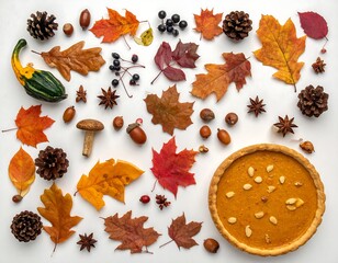 Autumn Thanksgiving Fall Harvest Display.