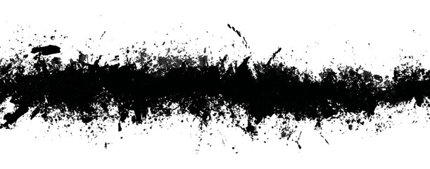Black Ink Splatter Grunge Background