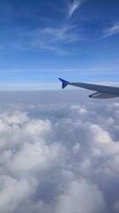 view from airplane window