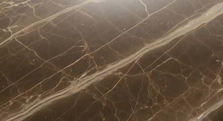 Obraz premium Elegant brown marble texture with natural veins for luxurious backgrounds