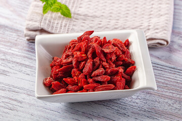 Dry Goji berries sntioxidant pile