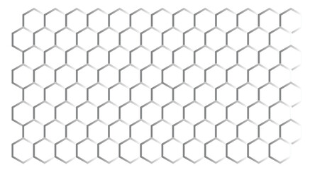 Hexagon grid pattern background