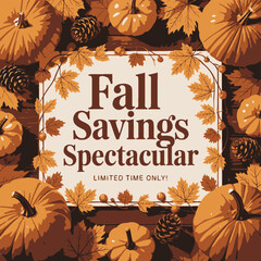Celebrate the autumn season with a spectacular fall savings event offering limited time deals and discounts