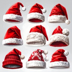 Collection of Christmas hats