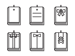 Professional Book Bookmark Icon Clean Minimal Vector Illustration