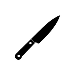 kitchen knife isolated on white
