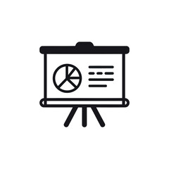Whiteboard Icon – Simple Illustration Design