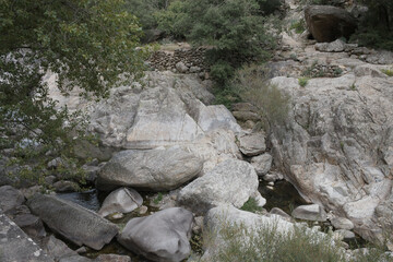 waterfall in the mountains