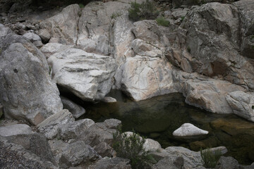rocks in the water