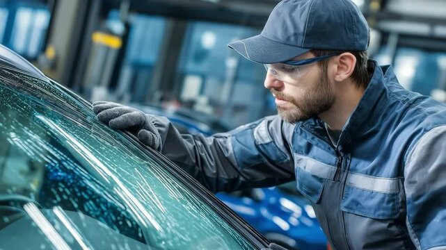 replacement of the windshield