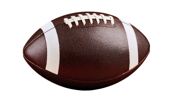 Close-up of a brown American football (3) - Powered by Adobe