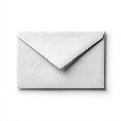 Simple White Envelope on White Background letter mail