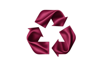 A pink ribbon is wrapped around a star