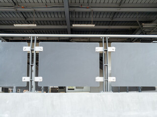 Modern Balustrade at Railway Station.