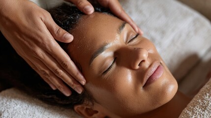 Relaxing massage therapy session for stress relief and rejuvenation in a serene environment.