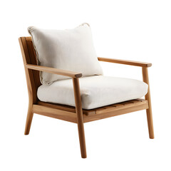Teak armchair