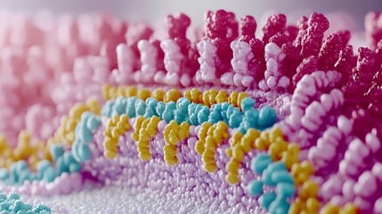 Medical animation of cell biological process science