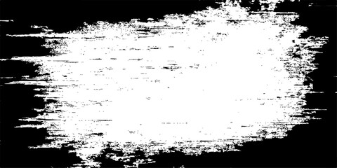 Abstract grunge background with black ink splat and framed texture