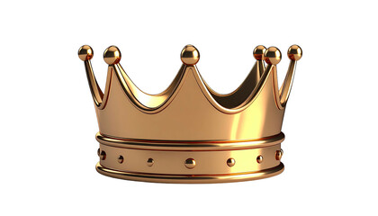 Gold crown with ornate design, rendered against a black background