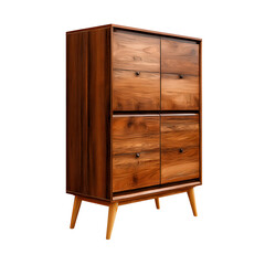 Teak shoe cabinet
