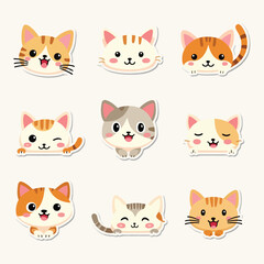 Cat style vector illustration