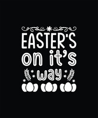 Easter on its way with decorative elements and eggs