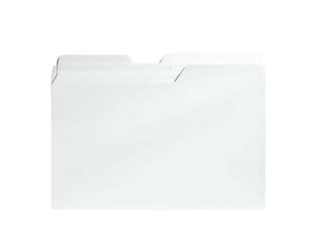 A white file folder with tab extensions, layered over a dark background - Powered by Adobe