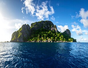 Obraz premium Tropical island vista