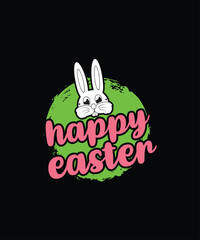 Happy easter funny tshirt design