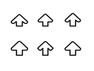 Modern Upload Vector Icons With Clean Simple Line Art Design  