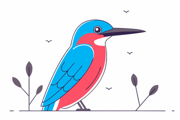  kingfisher bird on a branch