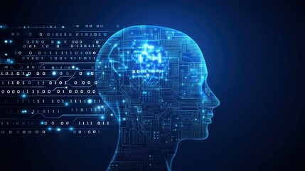 AI Brain Digital Concept