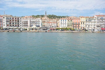 Fototapeta premium Sete, a beautiful port city in southern France. 