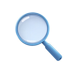 Magnifying glass isolated search analysis design business investigation illustration research and discovery visuals