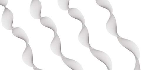 Abstract vector illustration with seamless wavy blue and white line pattern for modern wallpaper design