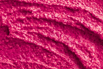 Berry yoghurt ice cream. Smoothies from fresh fruits and berries. Ice cream texture. Delicious sweet dessert close-up as a background.