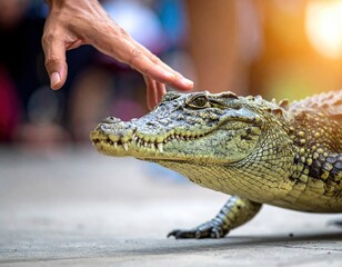 Crocodile Encounter Close Up.