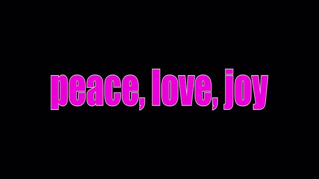 Animated text typography merry christmas transparan background