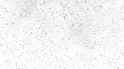  Dirty or dust film grain speck grit grunge overlay on Speckle grain dot white paper noise texture with distress effect vector illustration pattern background.
