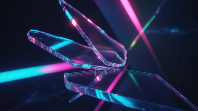 Abstract Blue Light Background with Glowing Waves and Futuristic Soft Radiant Design