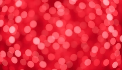 Elegant Red Holographic Background with Luminous Particles